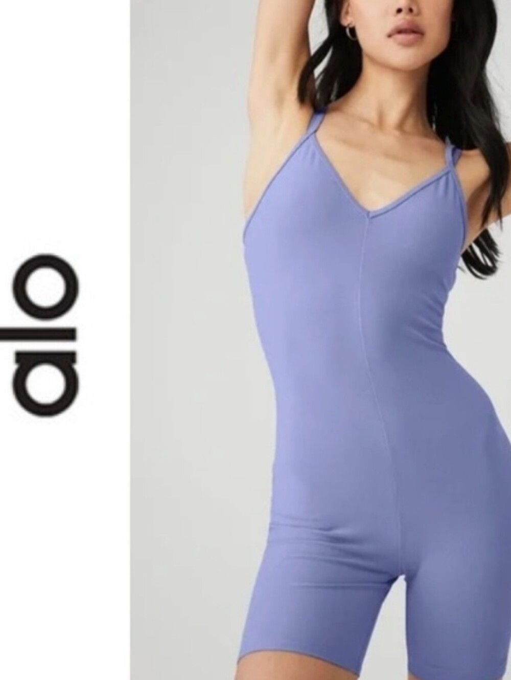 Alo Yoga Alosoft Suns Out Onesie in Infinity Blue